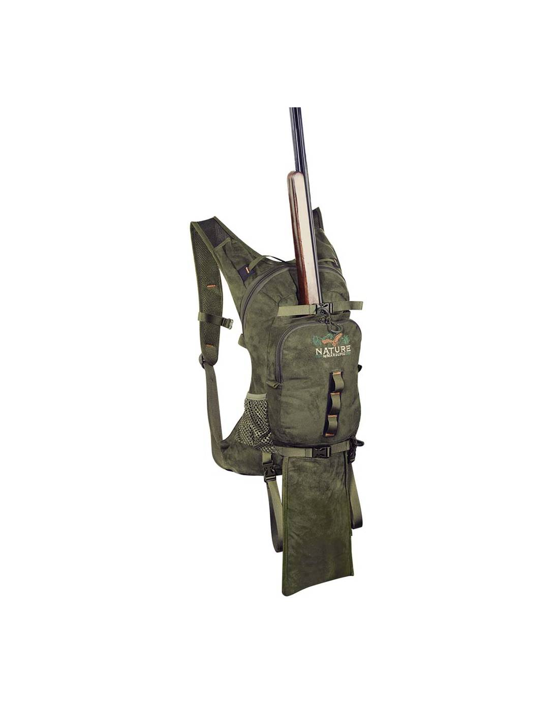 Mochila de caza con bolsillo para rifle Suede 18 litros PF Nature by  Marsupio - El Caldén Outdoor