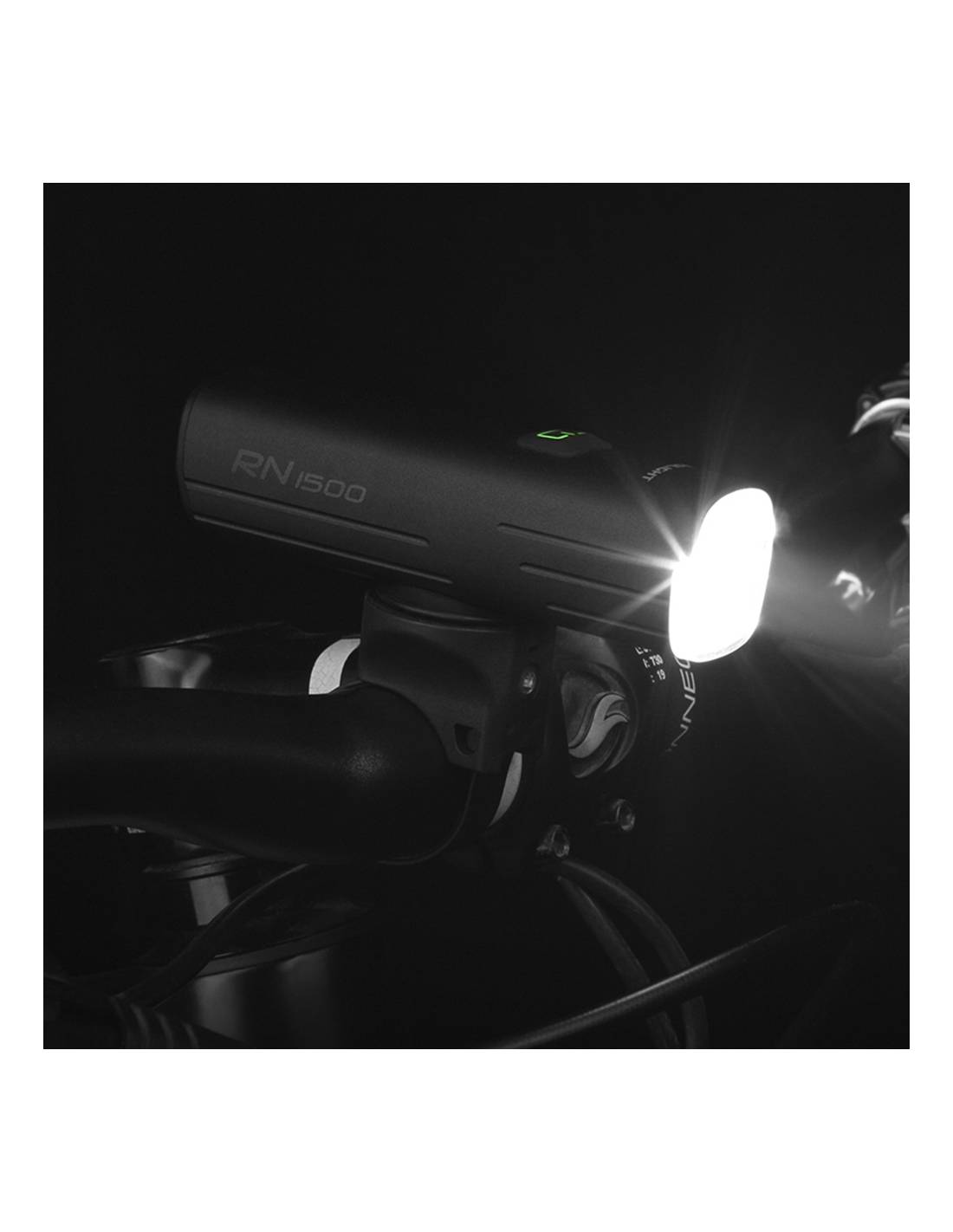Luz delantera de bicicleta recargable RN 1500 Olight - El Caldén