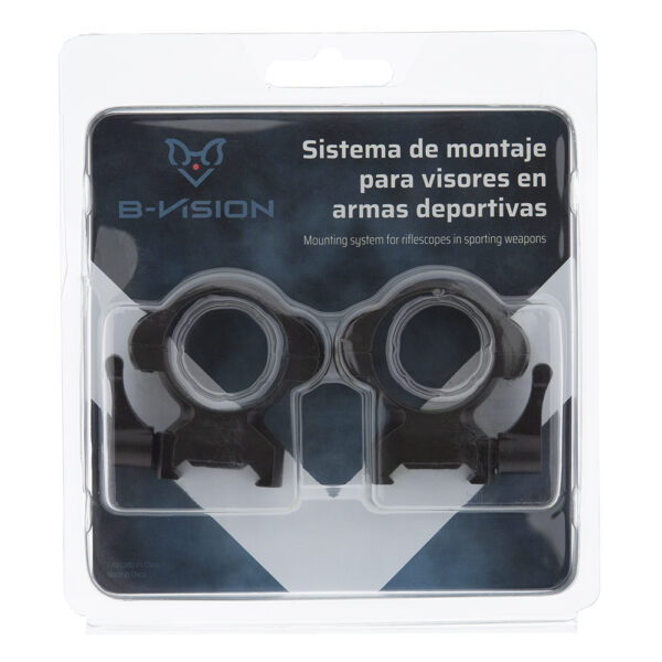 Anillas desmontables 4 tornillos weaver 30mm B-Vision Baja