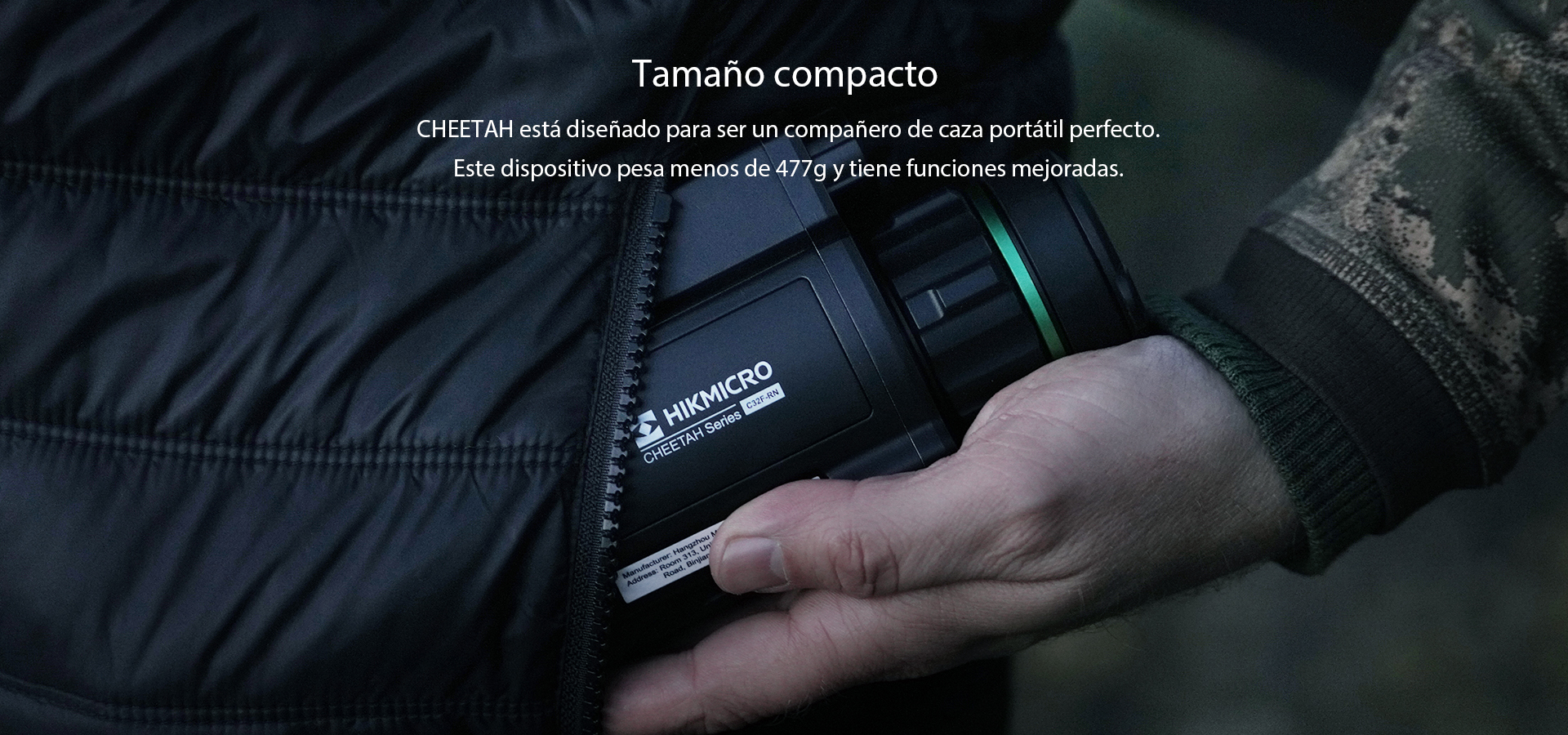 ÓPTICA CHEETAH CLIP-ON VISIÓN NOCTURNA HIKMICRO (HM-C32F.R)