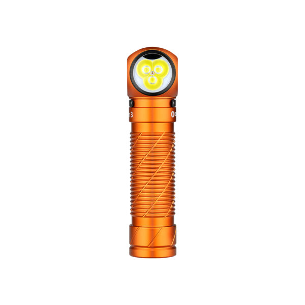 Linterna LED Perun 3 3.000 lúmenes Olight Naranja imagen frontal