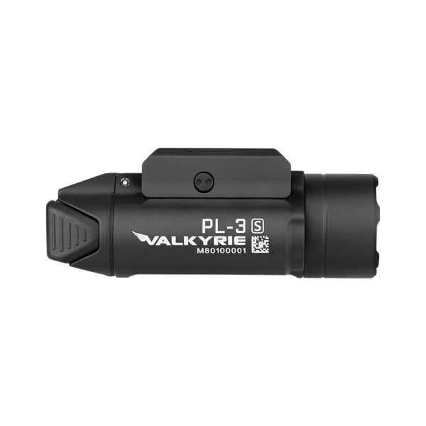 Linterna LED para arma corta Valkyria PL-3S 1000 lúmenes Olight Negra imagen lateral derecho