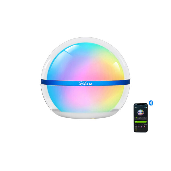 Luz LED portátil multicolor con control bluetooth Sphere Olight imagen bluetooth