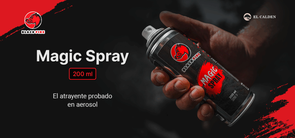 Magic Spray de aroma 200 ml atrayente Black Fire imagen banner