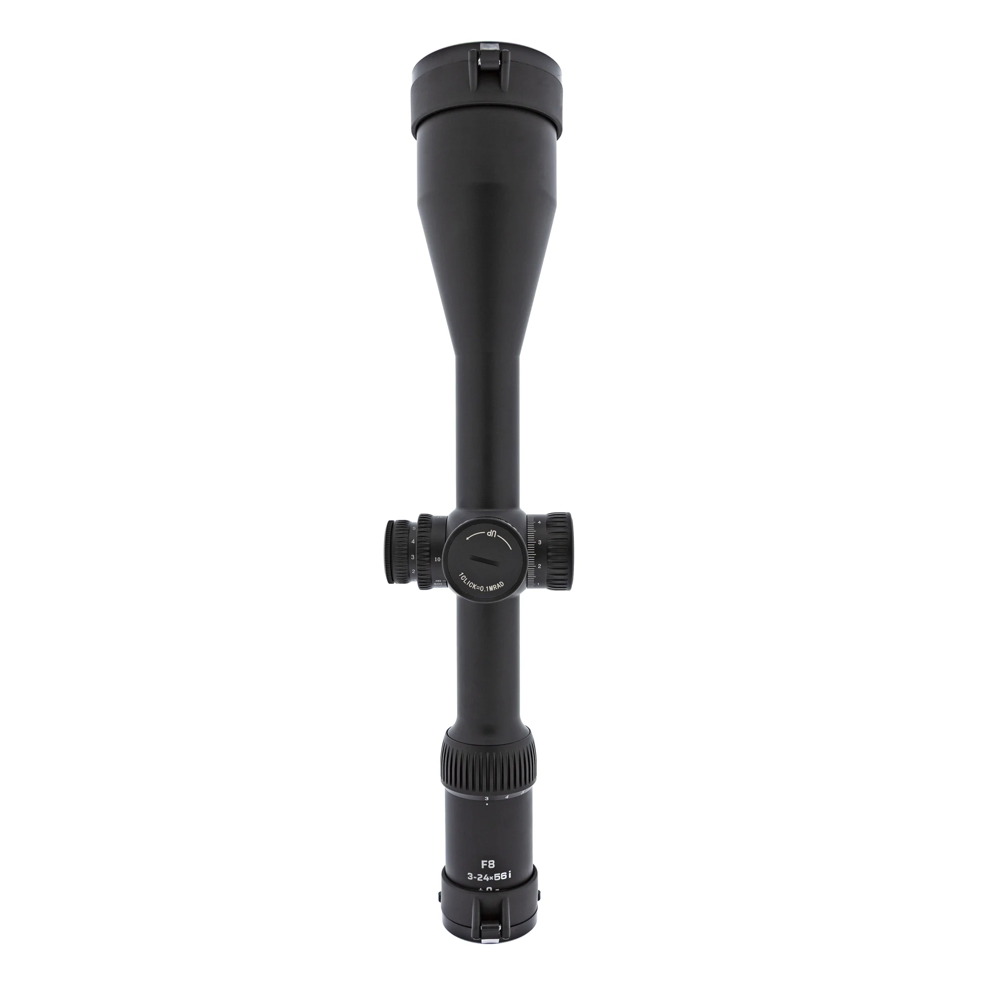 Visor B-Vision F8 3-24x56 Imagen vertical con tapas