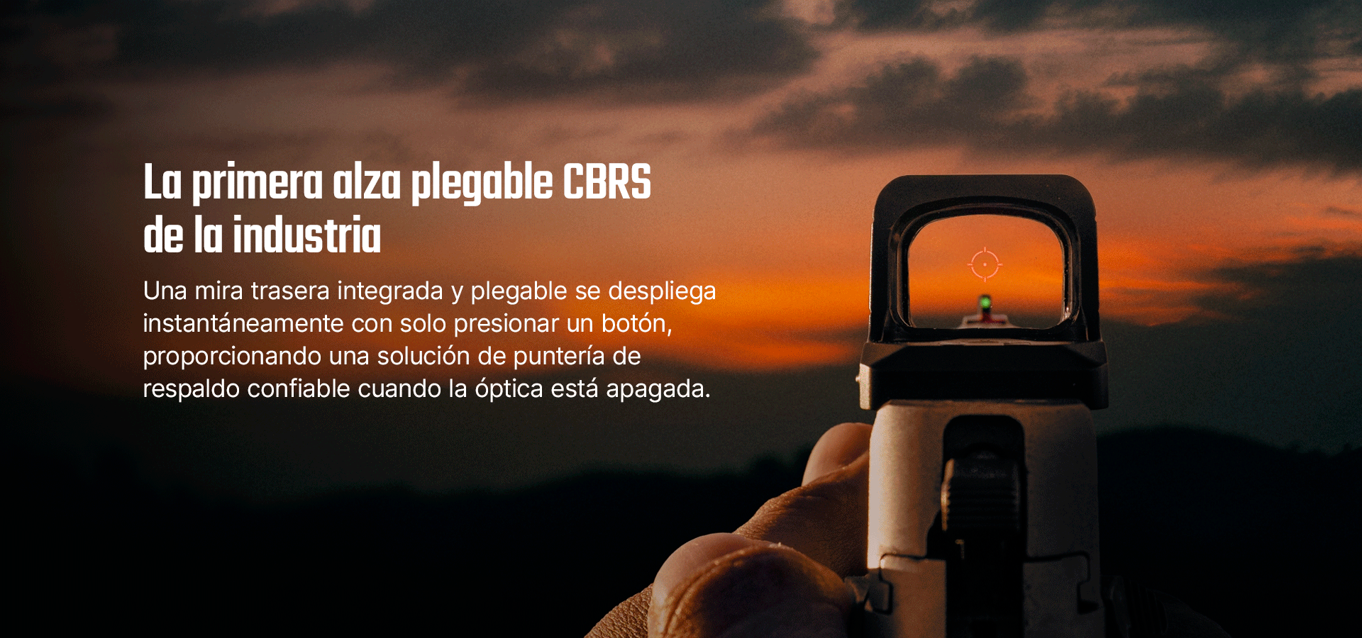 Visor de punto rojo Osight XR multi retícula