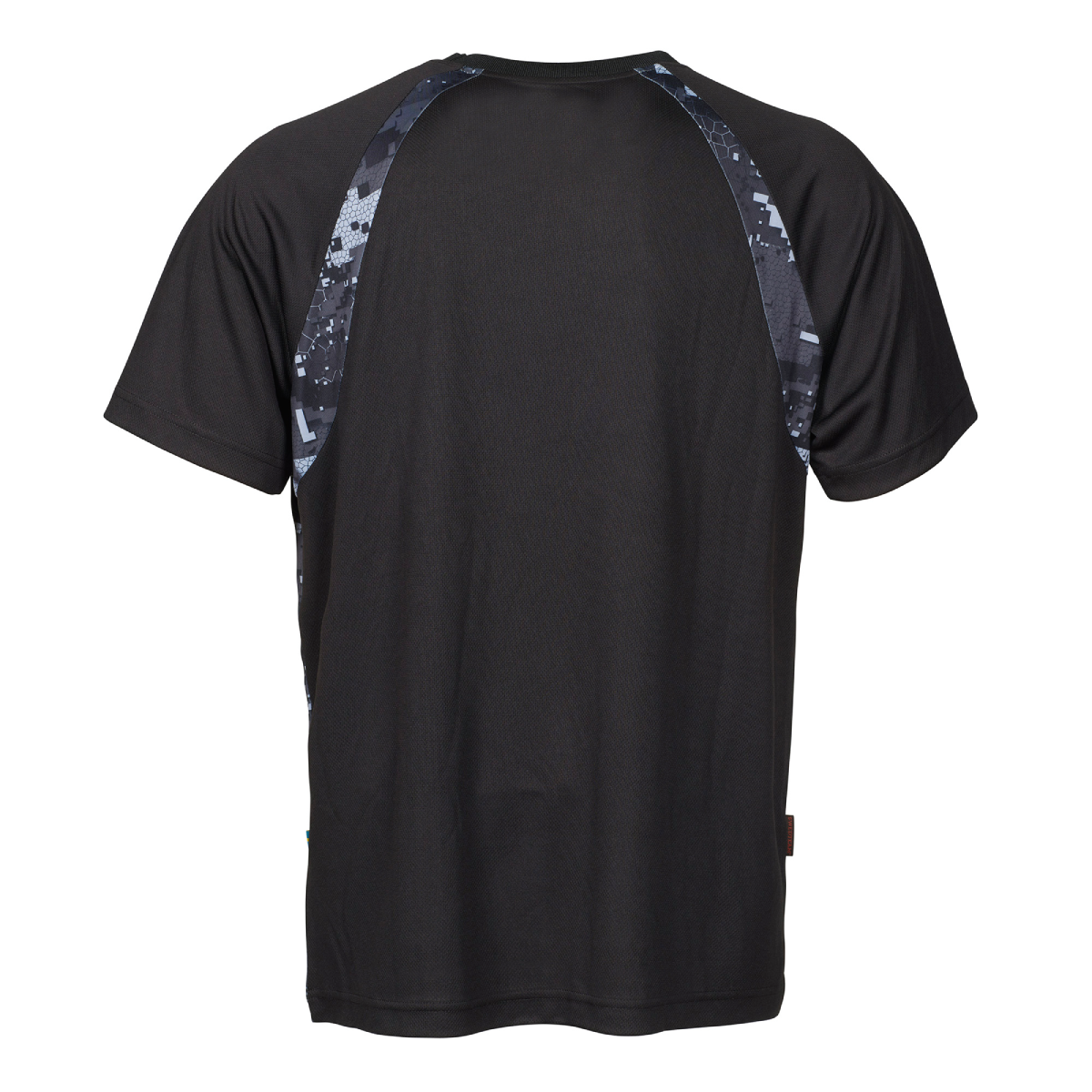 Camiseta Swedteam Alpha SS RE-ECO negra imagen trasera