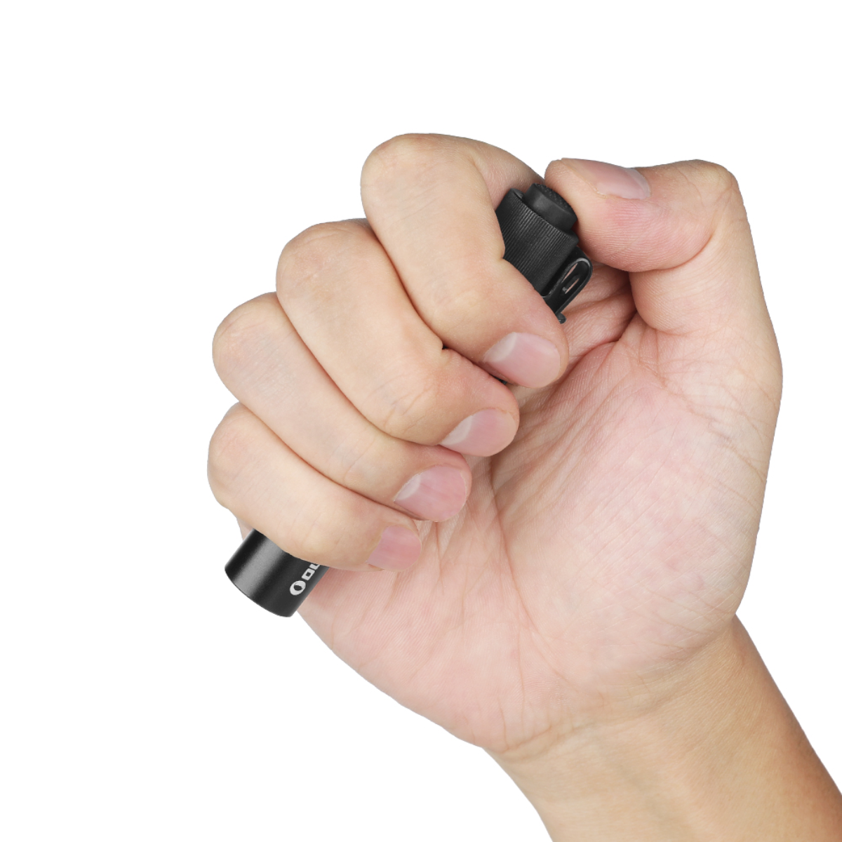 Linterna EDC Olight i3T 2 negro imagen mano