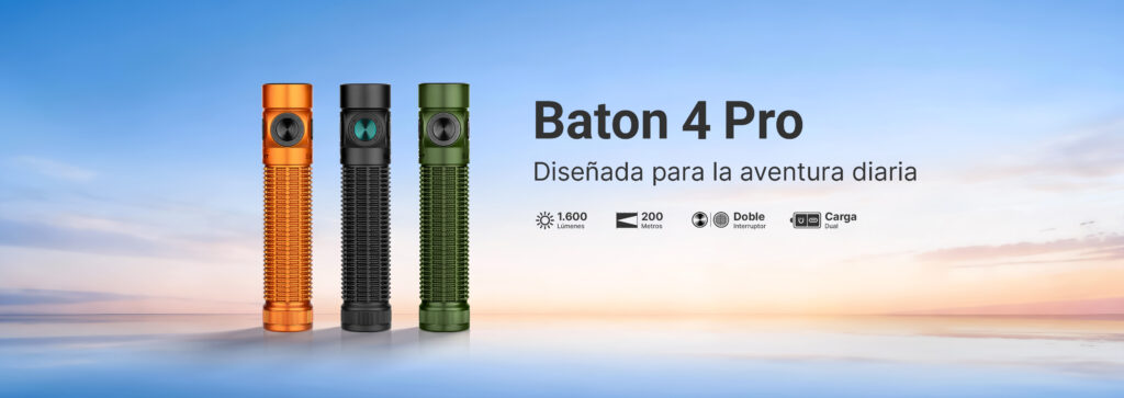 Linterna EDC Olight Baton 4 Pro banner