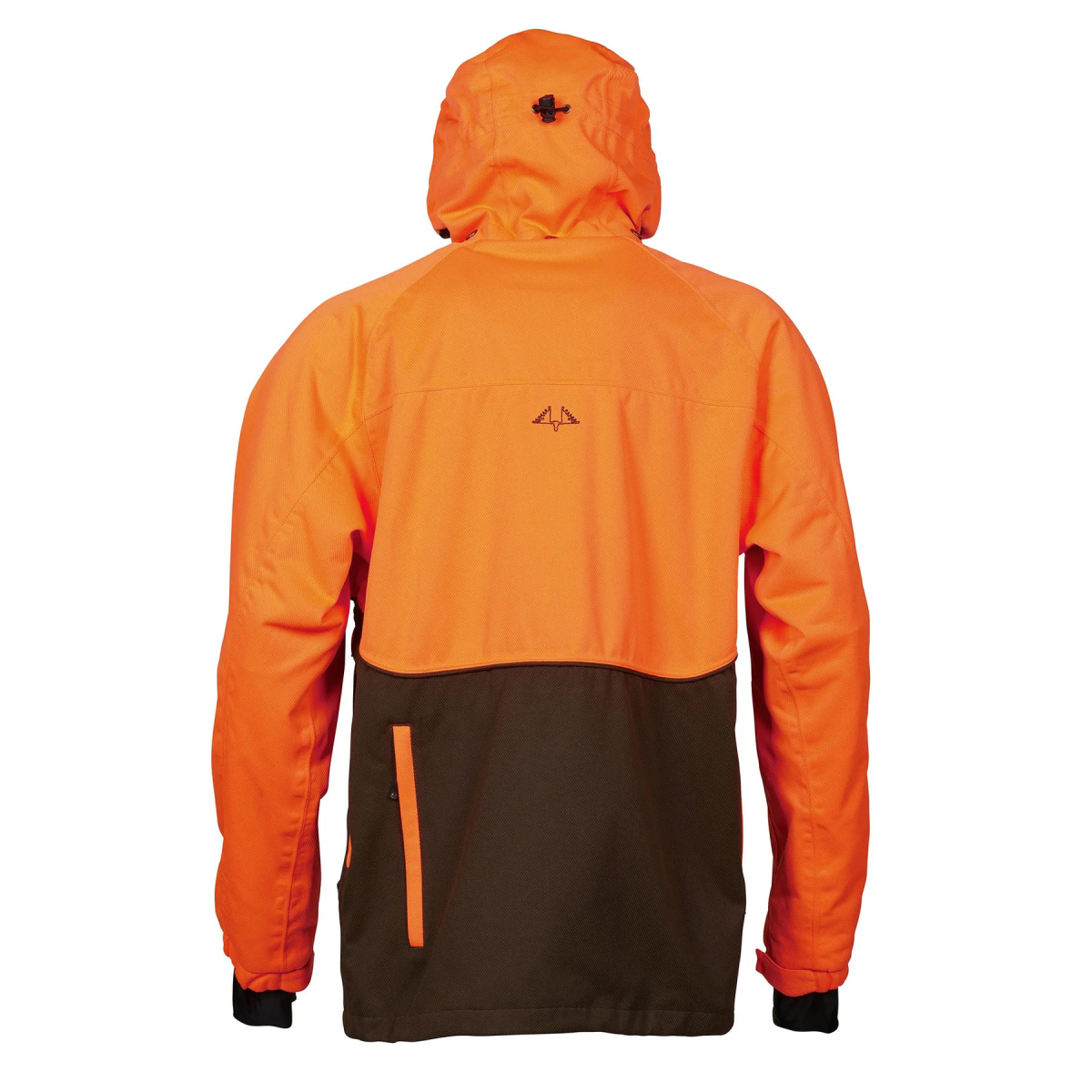 Chaqueta de caza Swedteam Ultra 2 naranja neon imagen trasera