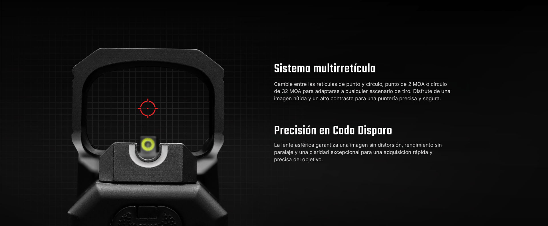 Osight SE DPP banner multirretícula