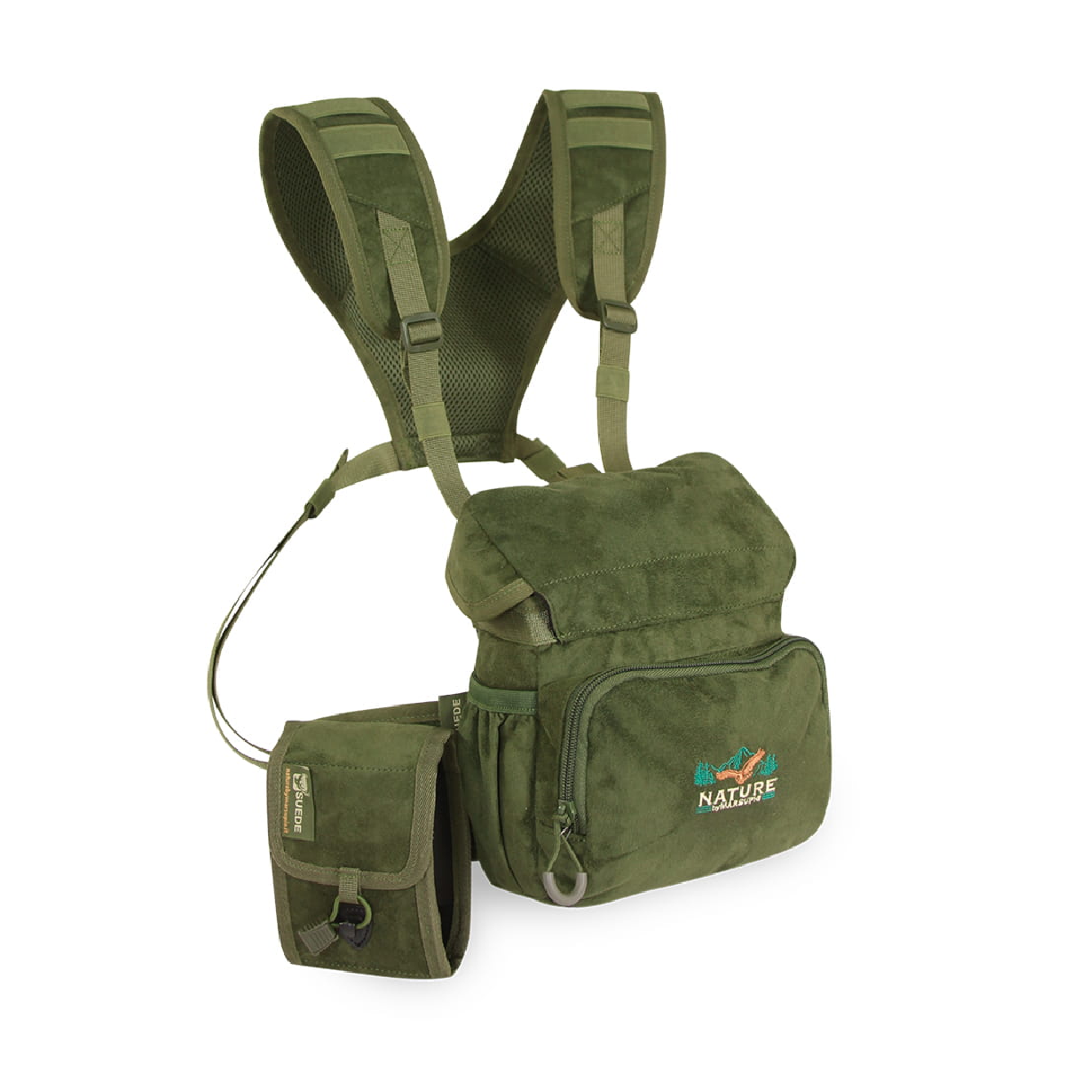 arnes para prismaticos Nature by Marsupio Suede Mega imagen principal