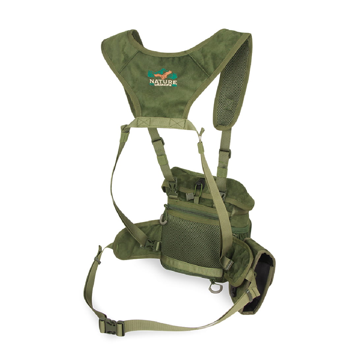 arnes para prismaticos Nature by Marsupio Suede Mega secundaria